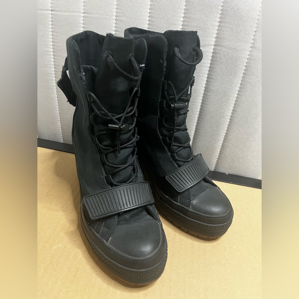 Converse Black Women's Combat Boots